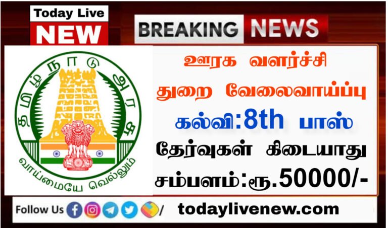 Tiruppur TNSRLM Recruitment 2022