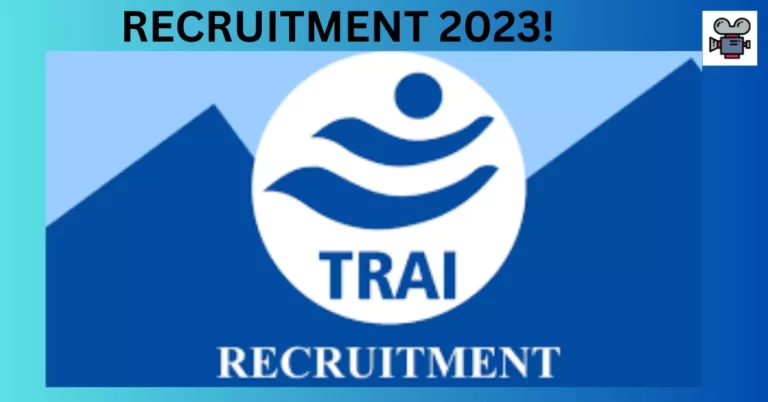 TRAI HIRING 2023