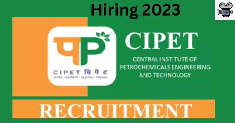 CIPET hiring 2023