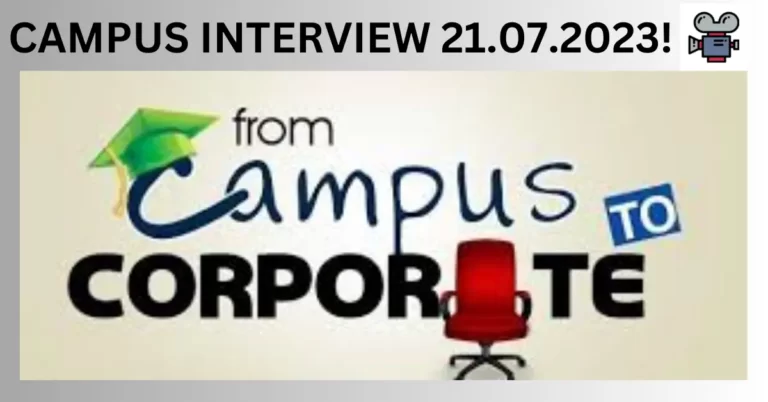 CAMPUS INTERVIEW 2023