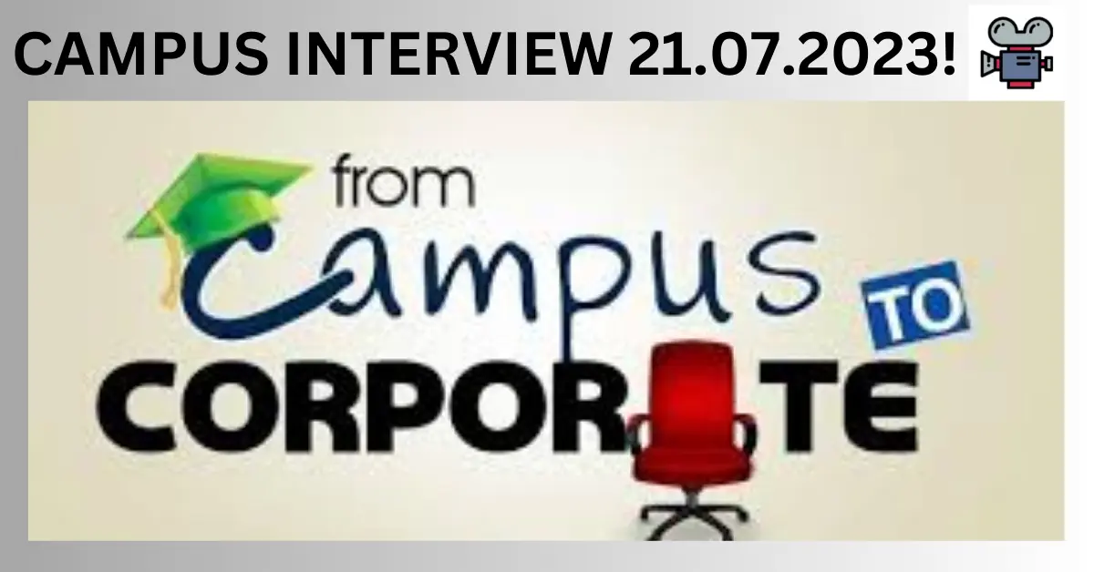 CAMPUS INTERVIEW 2023