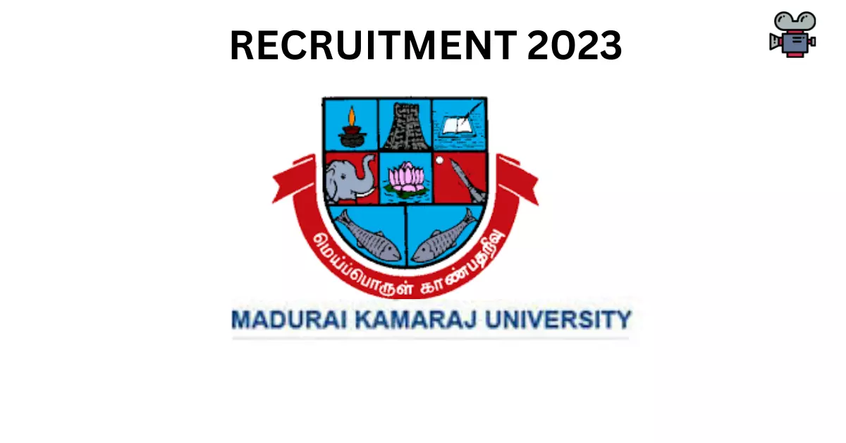 Madurai kamaraj university hiring 2023