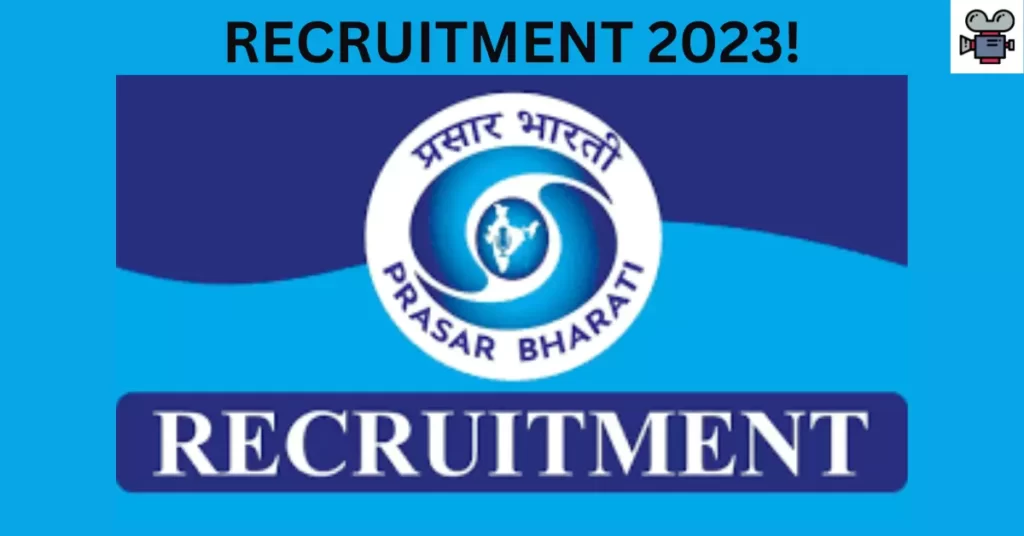 prasar bharati 2023 hiring